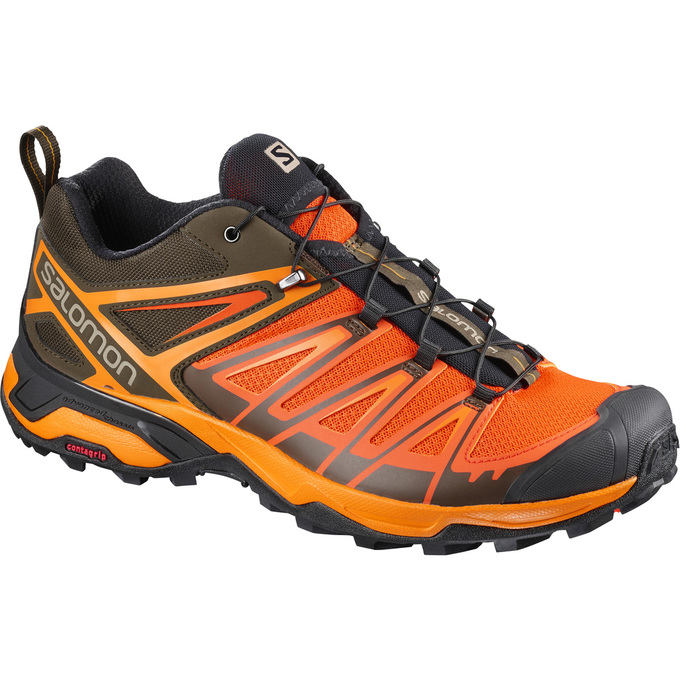 Salomon X ULTRA 3 Zapatillas Trekking Hombre - Naranjas / Negras - Colombia (37842-DBRX)